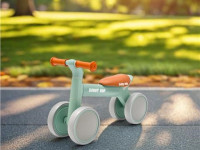 babymix 56299 run bike bunny hop ultralight verde