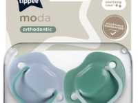 tommee tippee tt0499 Пустышка симметричная силиконовая "moda" (6-18 м) 2 шт.