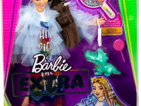 barbie gyj78 Кукла "extra" в длинном радужном платье