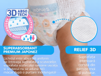 joonies premium soft scutece-chilotei l (9-14 kg) 44 buc.