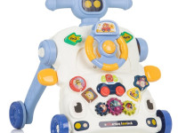 chipolino Ходунки-каталка 3-в-1 "Машина" mikcar0242bl голубой