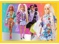 trefl 34626 trefl 34626 puzzle 4 în 1 "happy world of barbie" (35/48/54/70 el.)