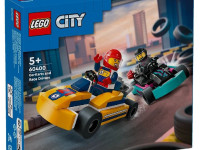 lego city 60400 Конструктор "Картинг и гонщики" (99 дет.)