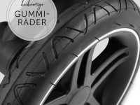 hauck carucior pentru gemeni 2in1 atlantic twin melange grey