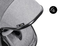 hauck carucior pentru gemeni 2in1 atlantic twin melange grey
