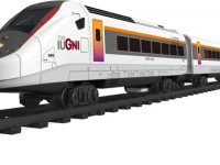 810730 set de joacă "tren de mare viteză" cu cale ferată