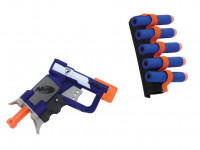 in-line scuter "nerf " cu blaster și săgeți (5+)