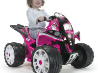 injusa Электрический квадроцикл "the beast 12v" розовый