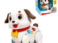 hola toys he9977 jucărie de tras "cățeluș" cu sunet și lumină