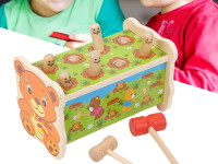 op 201432173 Игрушка деревянная с молоточком "Мишка"