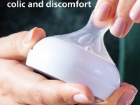  avent scy965/02 tetina din silicon "natural" (6 m+) 2 buc.