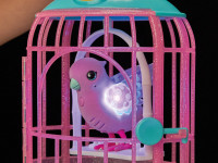 little live pets 26404 jucărie interactivă "pasăre care vorbește" cu cușcă