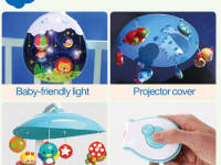 hola toys 1105 carusel muzical cu proiector "cer de noapte"