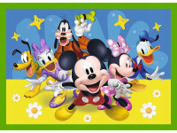 trefl 34616 puzzle 4in1"Între prieteni mickey mouse” (71эл.)