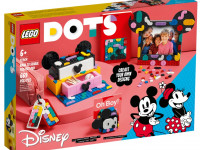 lego dots 41964 constructor "mickey mouse & minnie mouse back-to-school project box" (669 el.)