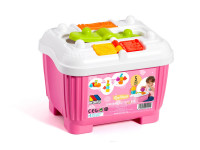 molto 21521 set de jucării senzoriale într-o cutie (5 buc.) roz