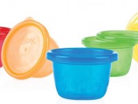 nuby id91161 set de containere cu capac ( 6x120 ml.)