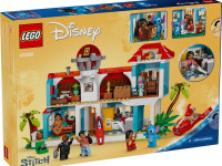 lego disney 43268 constructor "casa de plajă a lui lilo și stitch" (834 el.)