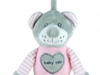 baby mix stk-19445 pb jucărie pentru călătorie  cu vibrație "ursulet" roz