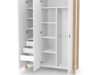 Комплект детской мебели veres monaco large (кровать + комод + шкаф) 