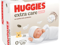huggies extra care 0 (0-4 кг.) 25 шт.