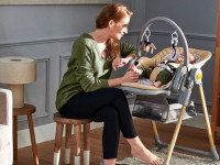 kinderkraft scaun pentru copii 2-in-1 lastree wood