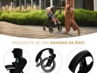 kinderkraft Прогулочная коляска yoxi серый