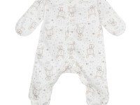 minikin 242100350 Комбинезон "simple" (р.50) молочный зайка