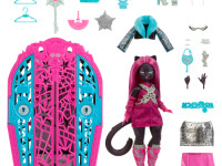 monster high jbg82 set surpriză "secretele oribile ale lui catty noir” seria "misterele din hauntlywood"