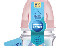 canpol 35/216 biberon cu sistem anti-colik easy start "newborn baby" 120ml (0+)