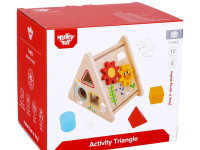 tooky toy th912 jucărie din lemn 5 în 1 "triunghi"