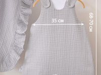veres 125.10.05 sac de dormit "muslin ivori" (0-9 luni)