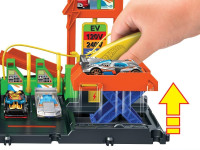 hot wheels htn79 set de joc "city super recharge fuel station"