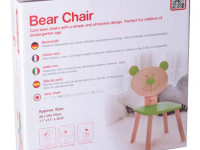 classic world 4804 scaun din lemn "ursul" albastru