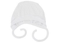 minikin 25150543 Чепчик "Ажурный листик" (р.43) белый