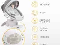 caretero 8004 Электронные качели "opti" (до 9 кг.) розовый