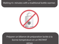 baby brezza incalzitor instant pentru biberoane white