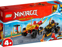 lego ninjago 71789 Конструктор "Кай и Рас: Битва на машине и мотоцикле" (103дет.)