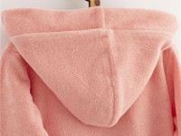 new baby 53748 Детский махровый халат "comfortally" (р. 104/110) розовый