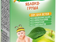 "Маленькое счастье" suc de mere si pere 200 ml. (4m+)