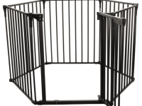 dreambaby g2003bb porțile de siguranță-tarc 3 in 1 "royale converta" (pana la 3,8 m) negru