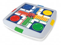 chicos 64001 joc de masă 2-în-1 "parchis oca"