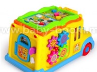 hola toys 796 Музыкальная игрушка "Школьный автобус"