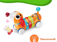 winfun 001142 jucarie interactiva cu rc sunete si lumini "cățeluș"
