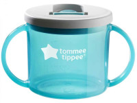 tommee tippee tt0049 Чашка с ручками "basics first cup" cиняя (4 м+) 190 мл. 