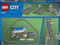 lego city 60205 Конструктор "Рельсы" (20 дет.)