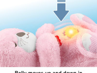 fisher-price jlj33 lampa de noapte "visele de basm ale unei vidre roz"