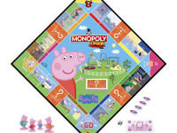 hasbro f1656 joc de masă "monopoly: peppa pig"