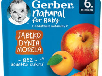 gerber Пюре "Яблоко-тыква-абрикос" (6 м+) 80 гр.