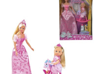 simba 5733223 set de joc "prințesa steffi și evi"